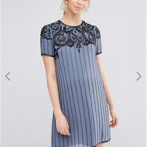 Asos beaded maternity dress