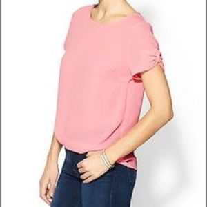 Pim + Larkin bow sleeve top