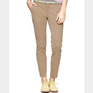 Gap Skinny Mini Skimmer Pants in Khaki