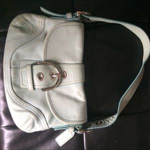 Light Mint Blue Coach Bag