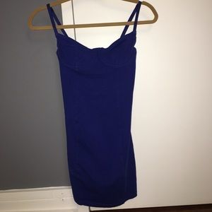 Royal blue tight dress