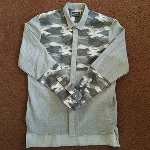 FLASH FRIDAY SALE! CAMO MEN'S BUTTON UP SHIRT