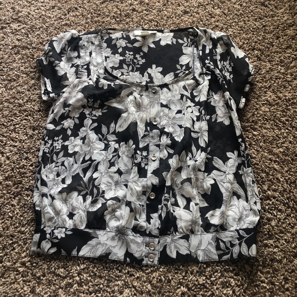 Forever 21 Botton Down Blouse