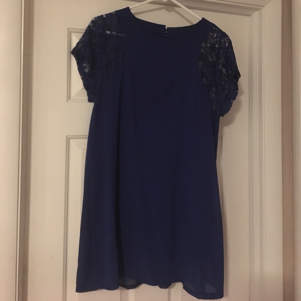 Royal blue tunic or mini dress