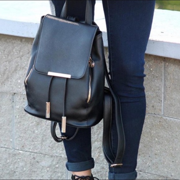 HP 9/8 LAST ONE blue Vegan Leather Mini backpack - Picture 6 of 6