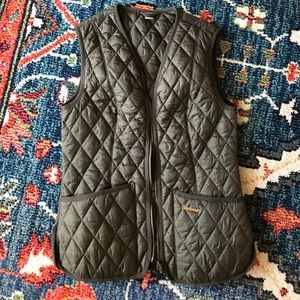 Olive Barbour Vest