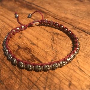 M.Cohen silver skull bracelet