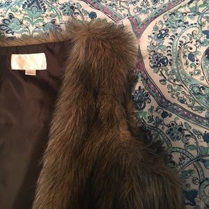 LUXE FAUX FUR VEST