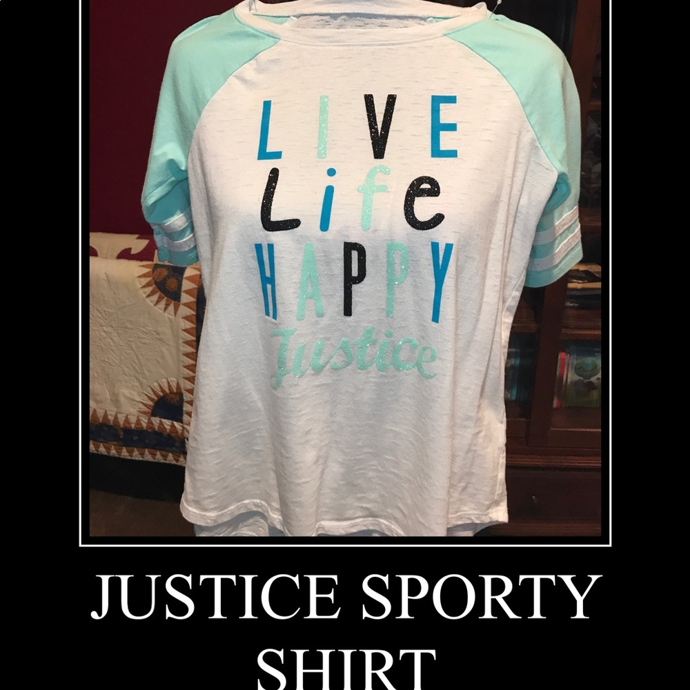 A cute sporty shirt for big girl size 12.