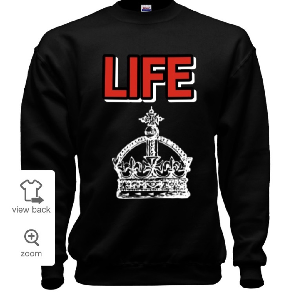 High quality Hanes LIFE crewneck sweatshirt.