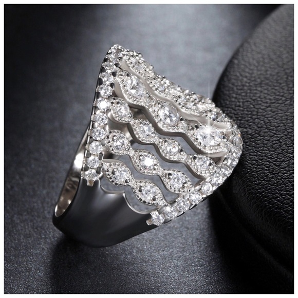 Swarovski Crystals Custom The Rapa Strand Ring S14 - Picture 3 of 5