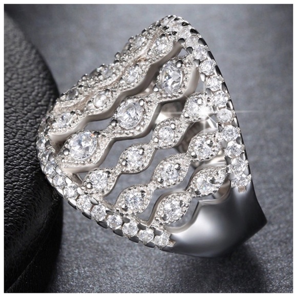 Swarovski Crystals Custom The Rapa Strand Ring S14 - Picture 4 of 5