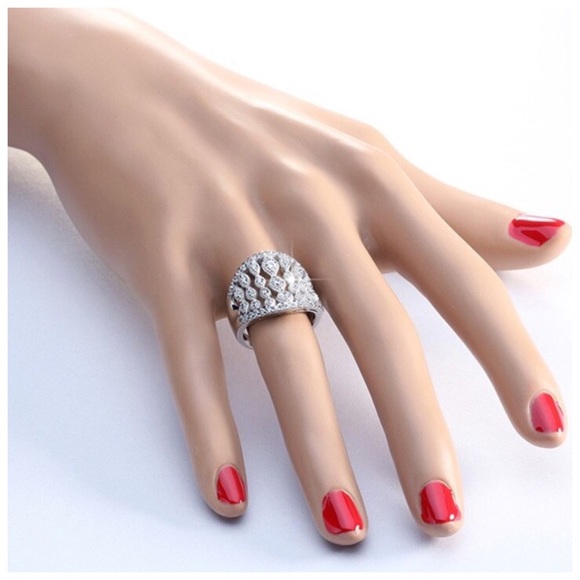 Swarovski Crystals Custom The Rapa Strand Ring S14 - Picture 5 of 5