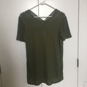 ✅Sandro khaki t-shirts (pointed back)