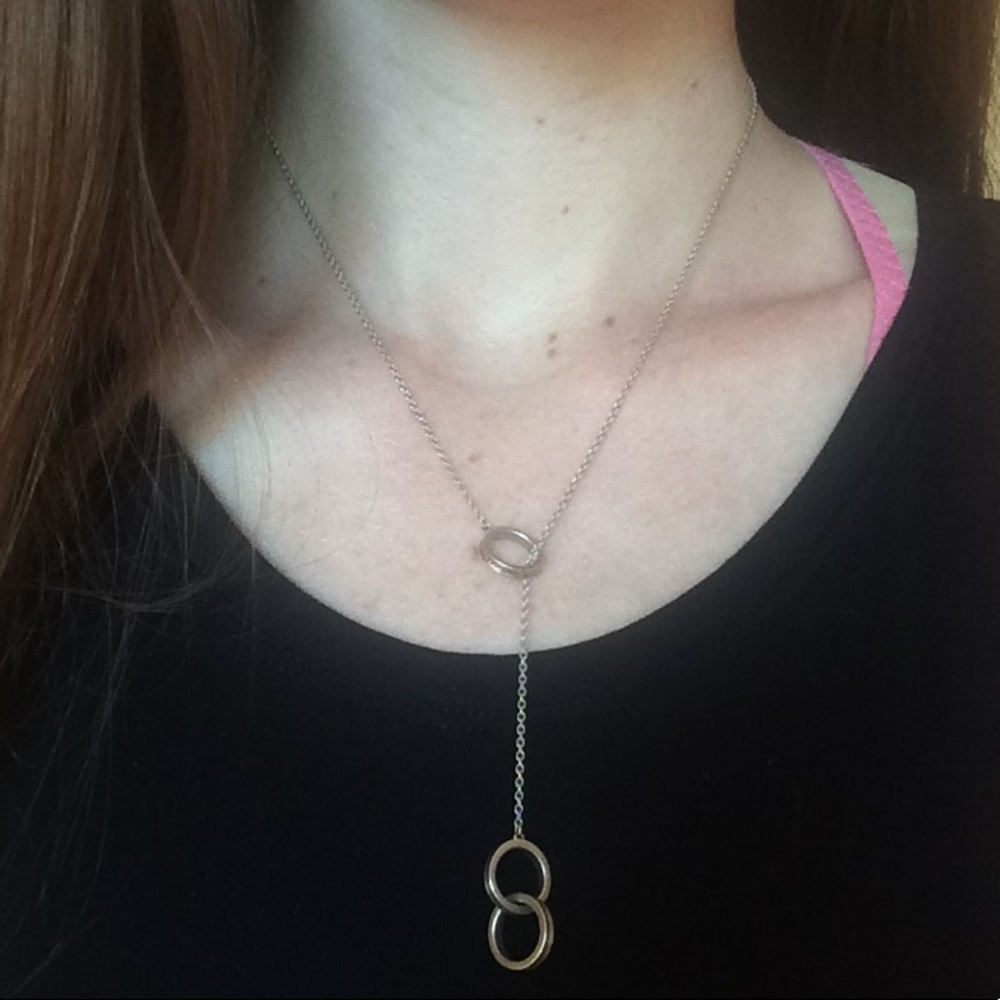 Tiffany 1837 Interlocking Circles Lariat Necklace