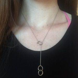 Tiffany 1837 Interlocking Circles Lariat Necklace