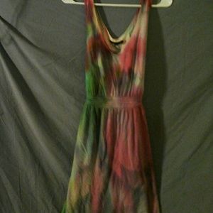 Cotton tye dyed sun dress