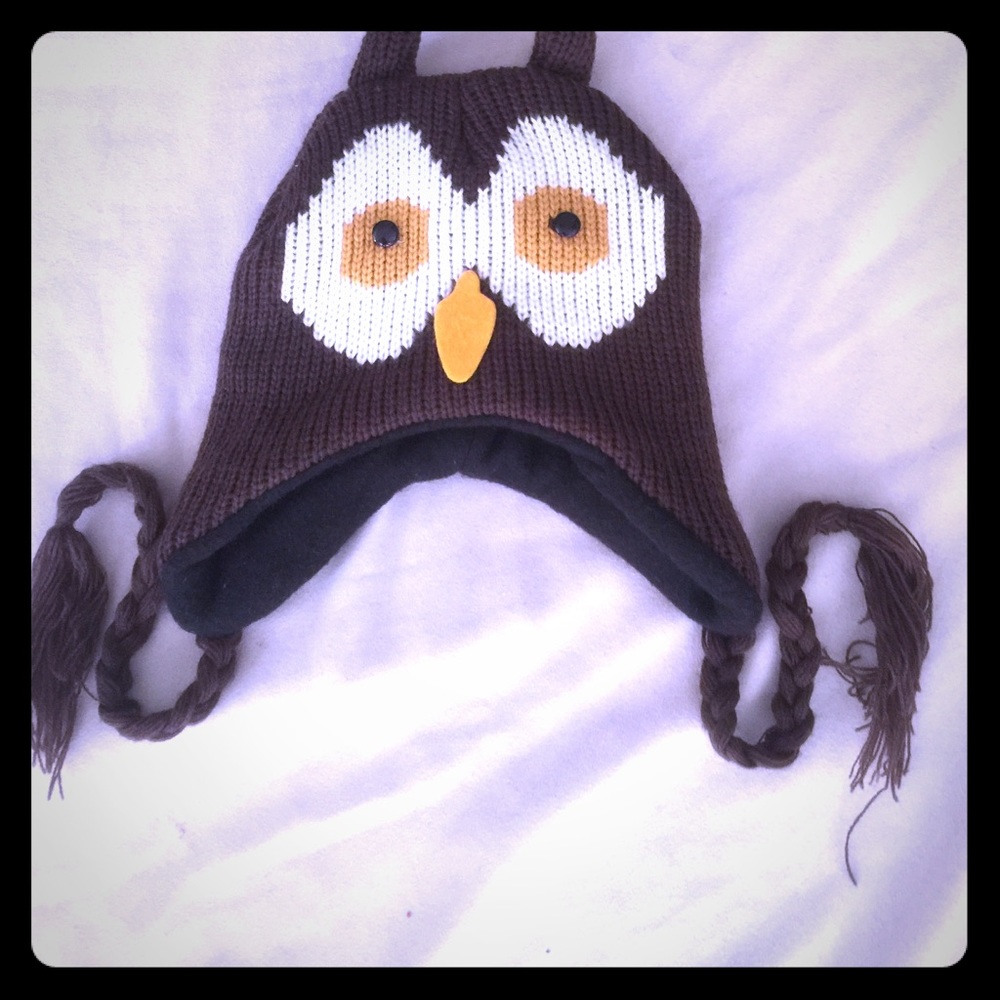 Kids owl hat