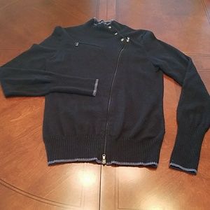 Athleta Asymmetrical Zip Sweater M