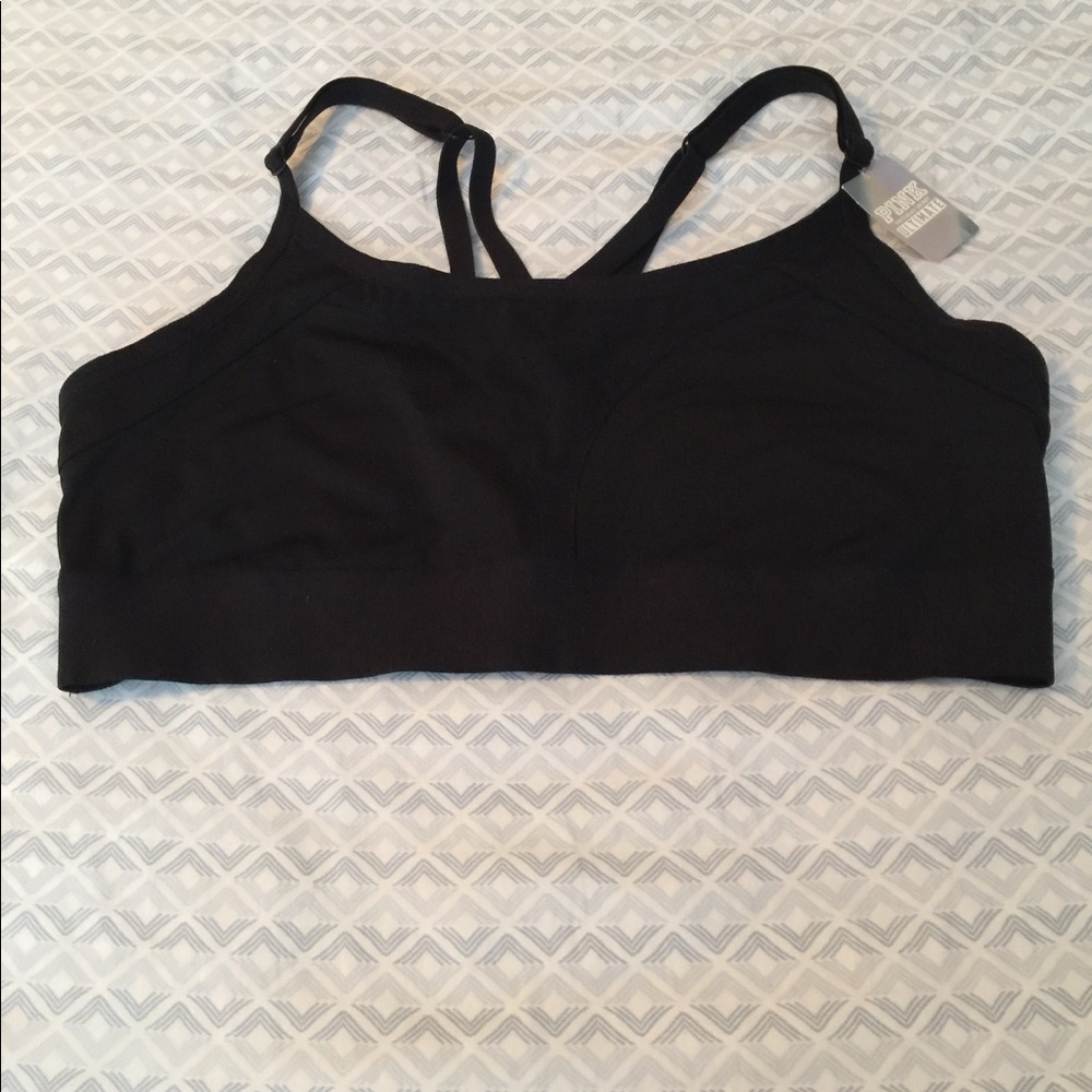 Pink Victoria's Secret sports bra
