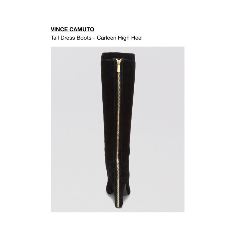 Vince Camuto black veronica boots