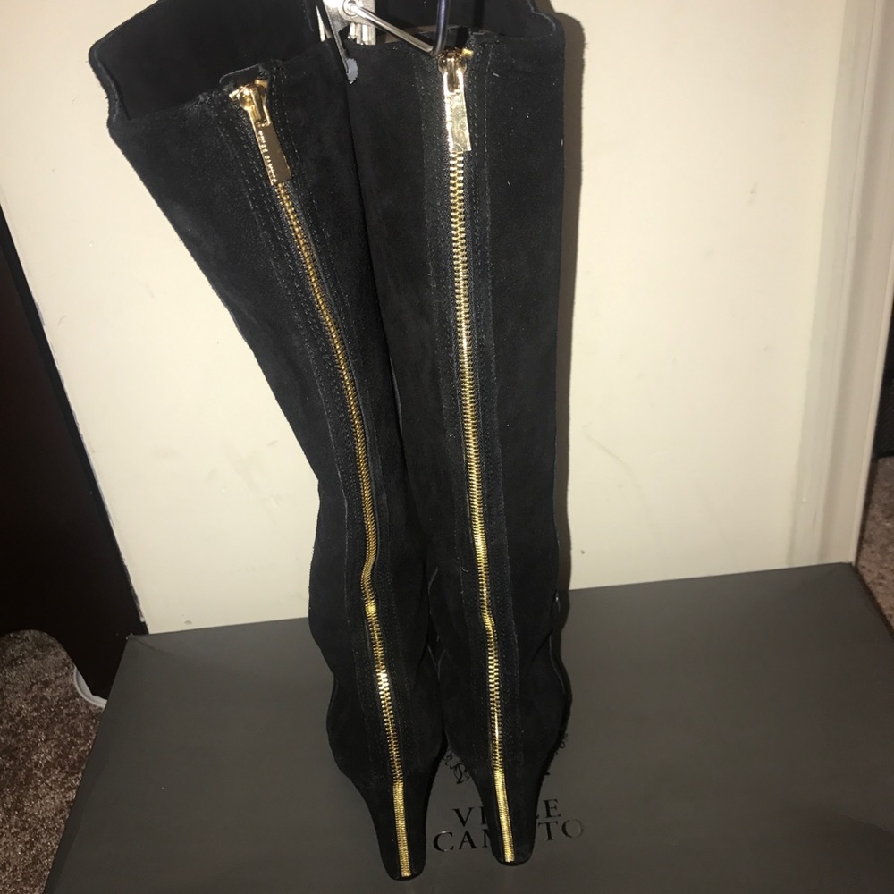 Vince Camuto black veronica boots - Picture 4 of 7
