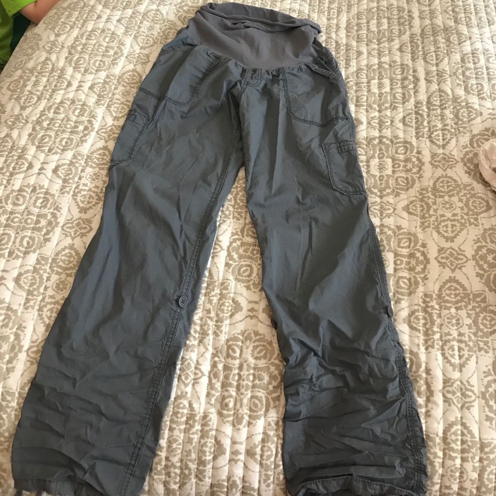 Gray motherhood maternity pants