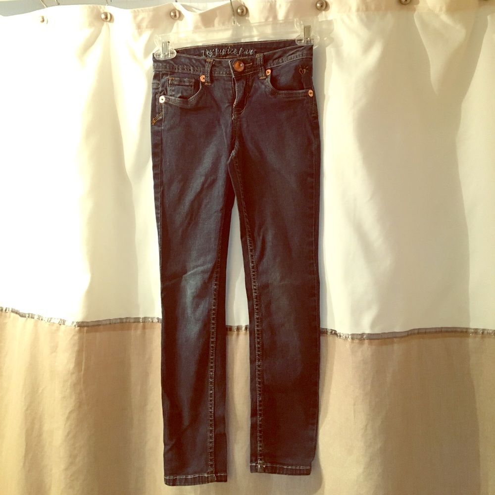 JUSTICE jeans size 7 regular. Perfect condition.