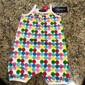 Colorful girls romper
