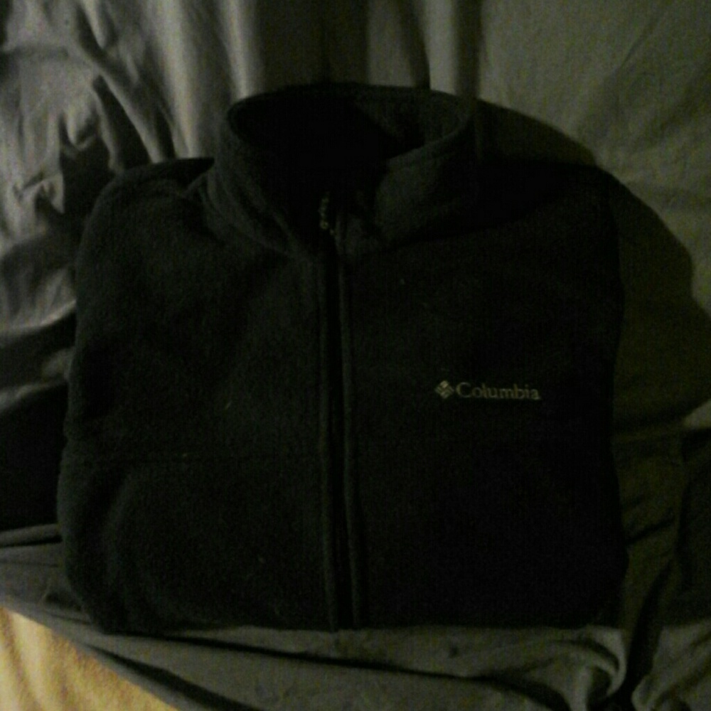 Mens Columbia zip up fleece jacket