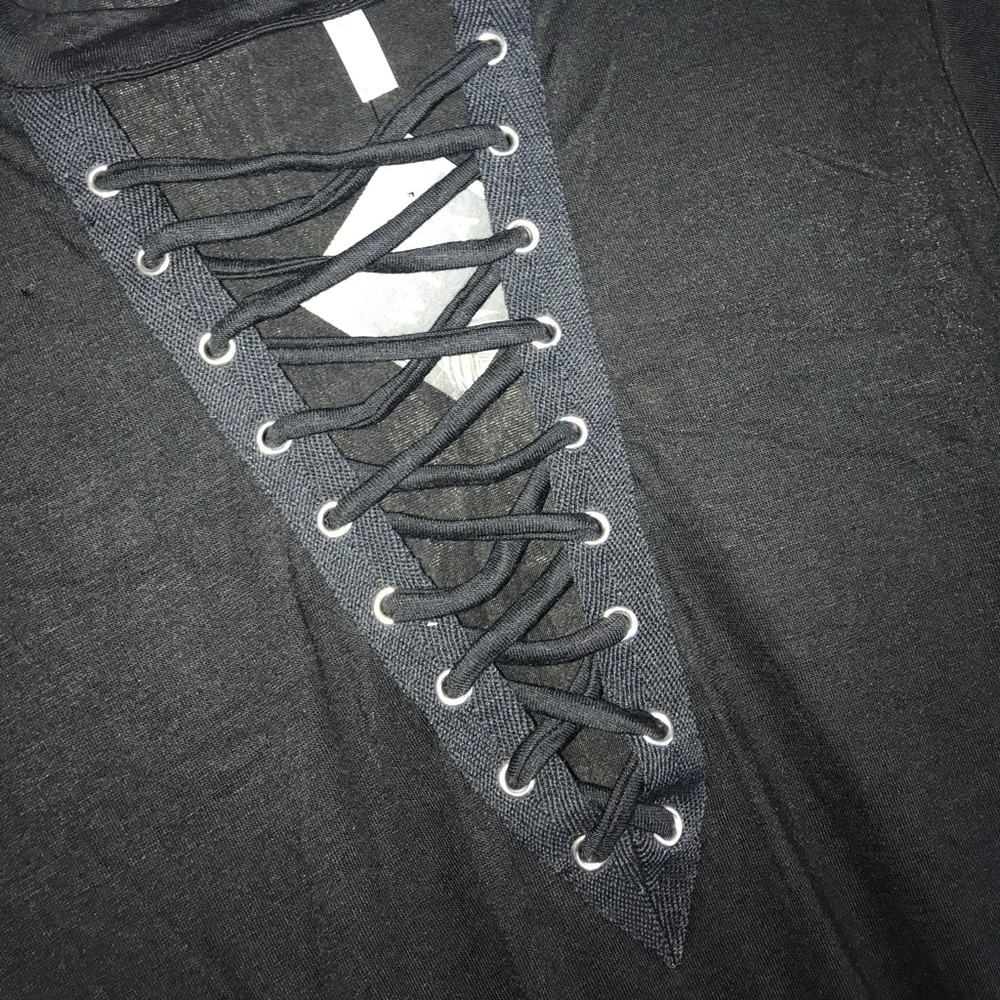 Host Pick 12/3/17 🎉 Lace Up Plunge V-Neck Dress - Picture 4 of 8