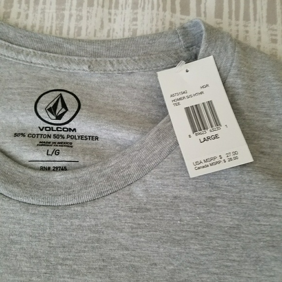 !NWT MEN'S VOLCOM TEE SHIRT! - Picture 2 of 2