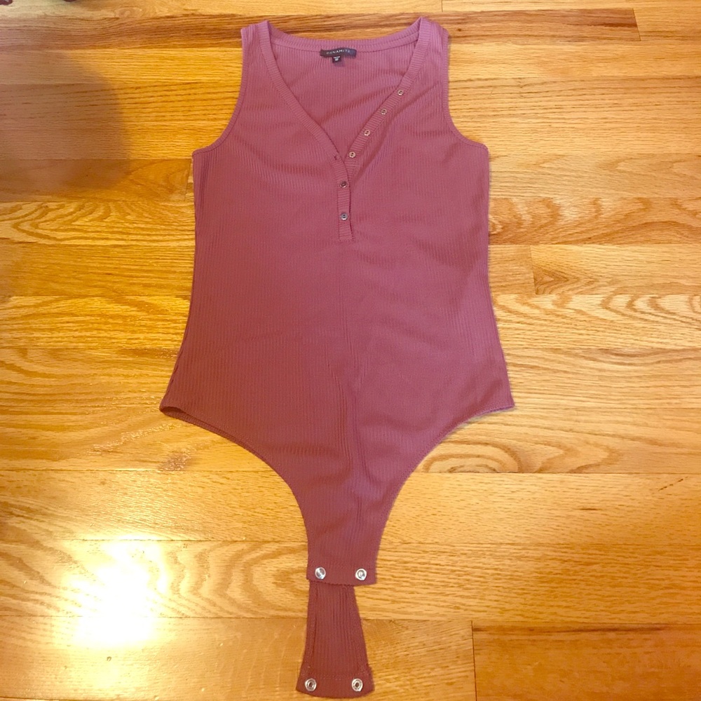 Thong and Sleeveless Bodysuit