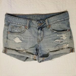 Denim shorts