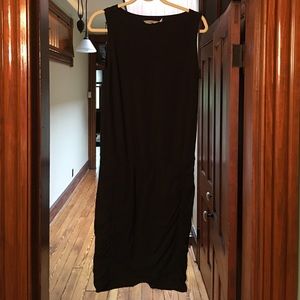 Black Athleta boatneck sleeveless dress - size MT