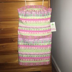 Strapless Lilly Pulitzer Dress NEW WITH TAGS