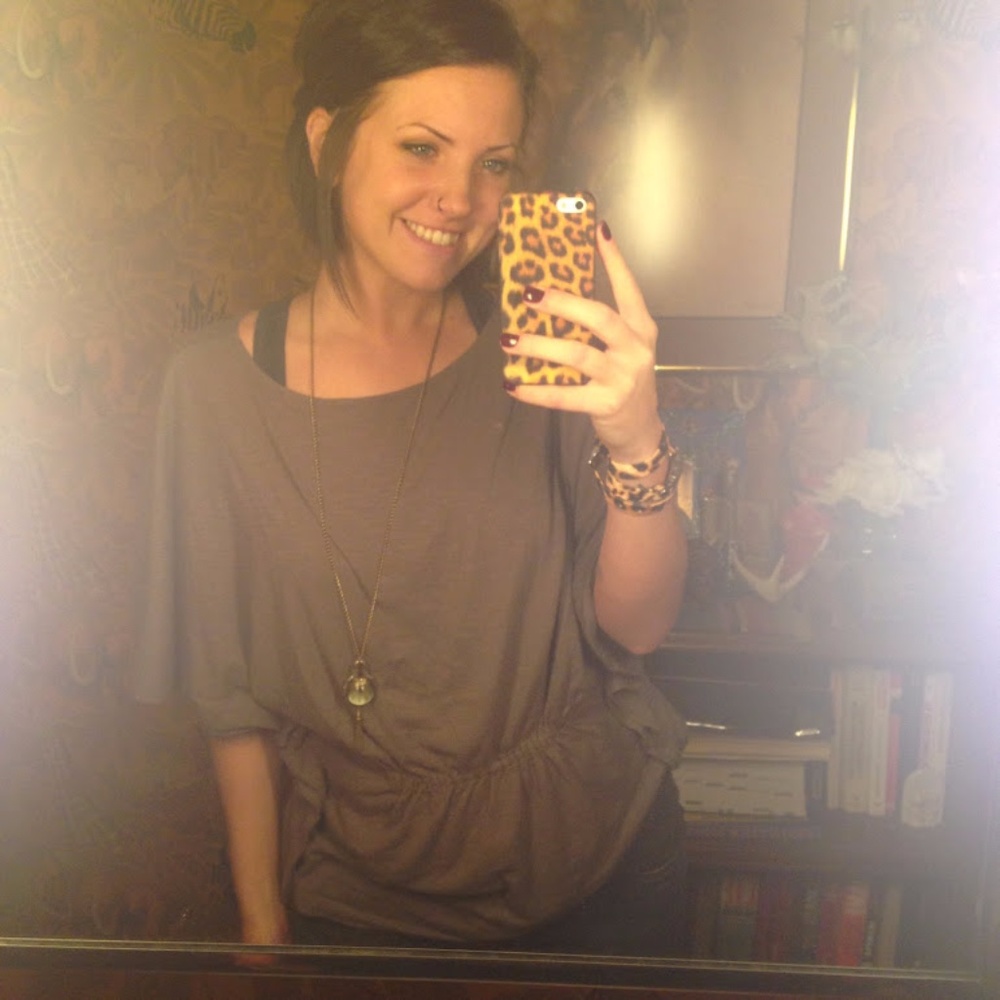 Olive Green Tunic Shirt