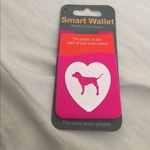 PINK phone card holder