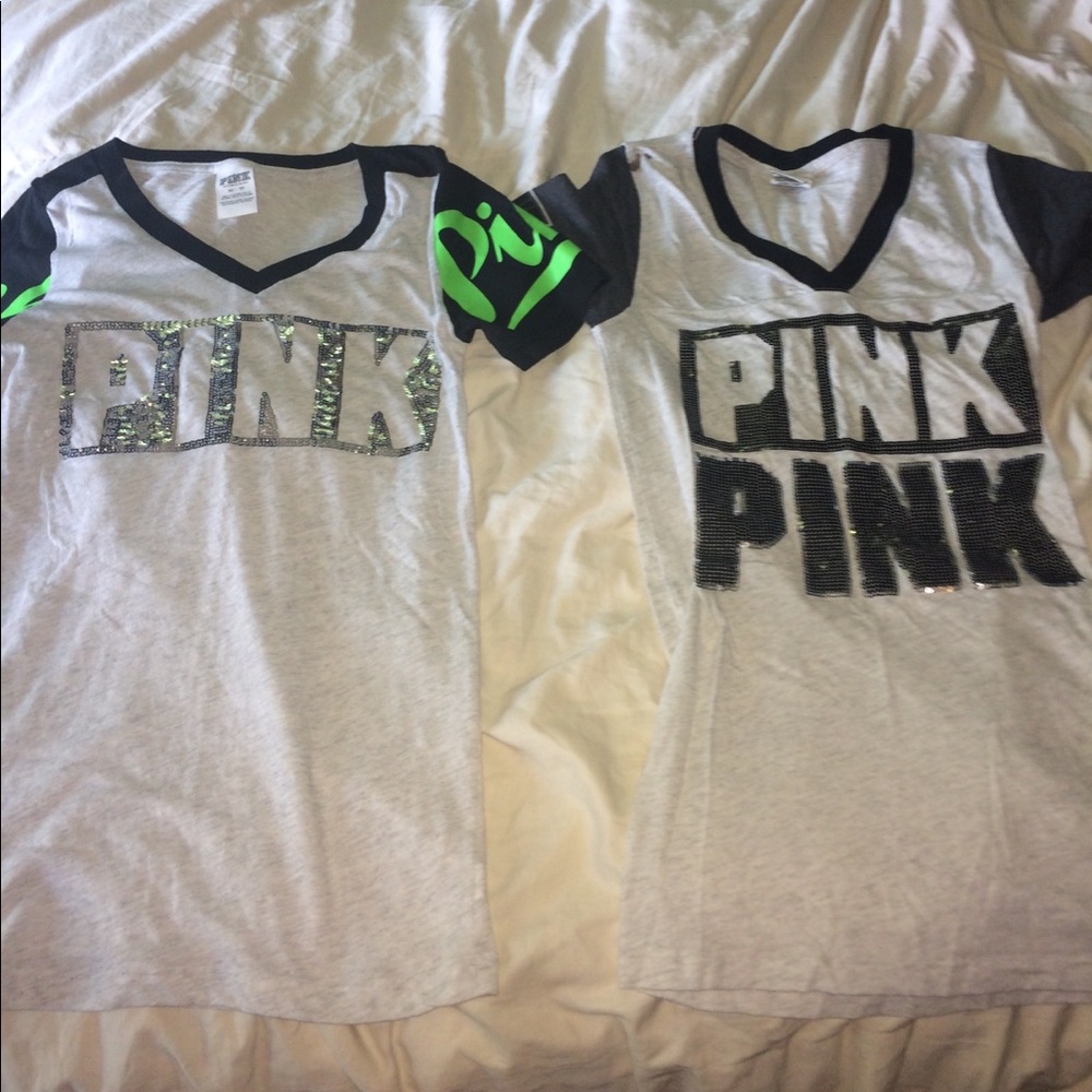 Vs pink bling t-shirt set