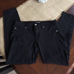 Express black spandex jeggings