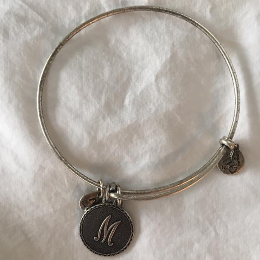 Alex & Ani M charm bangle