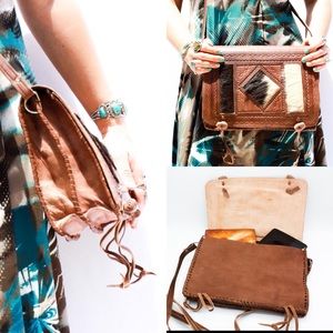 4-12 HP 🎉Fur & Leather Handcrafted Messenger Bag