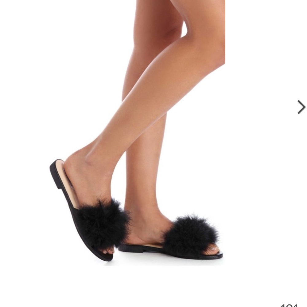 Fuzzy Sandals