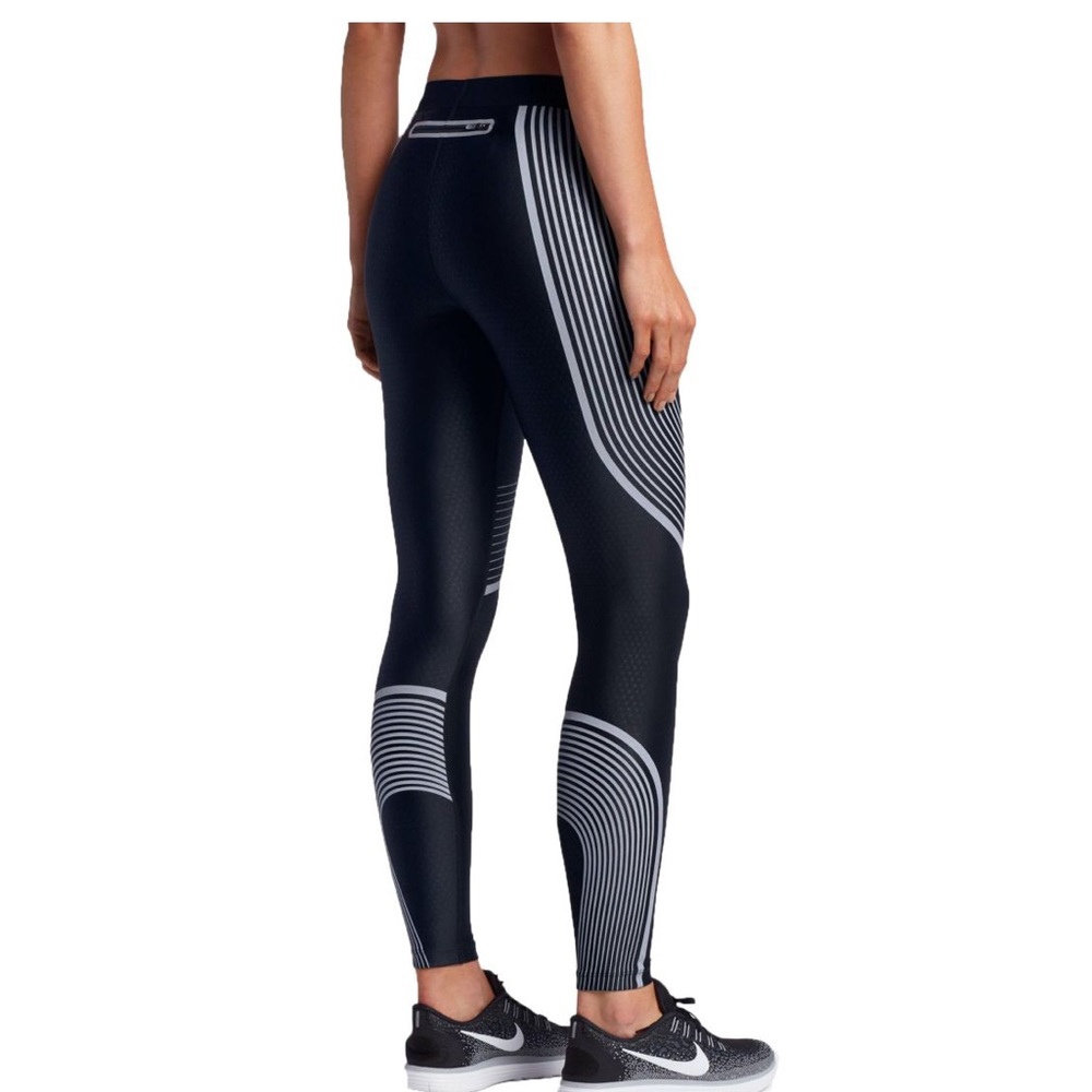 RARE NIKE-POWER-SPEED TIGHTS Volt. WOMENS SMALL