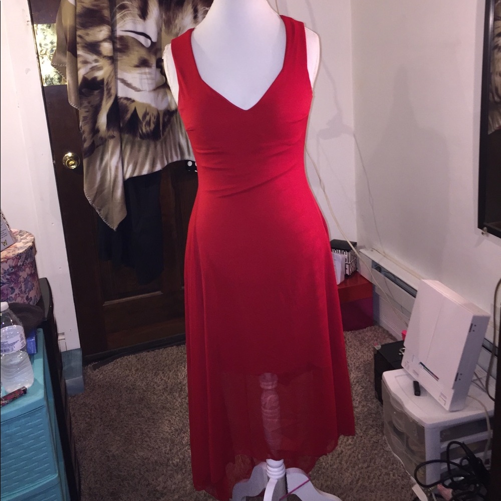 Red dress