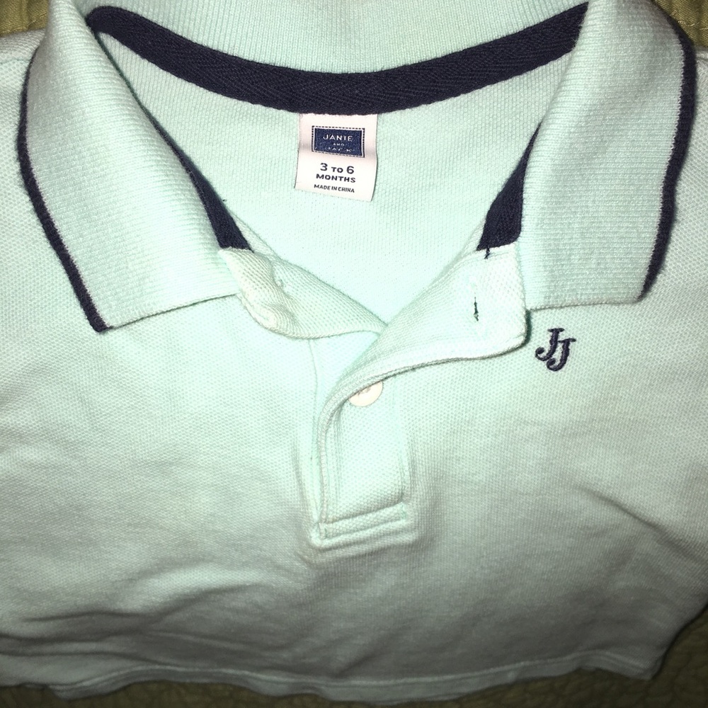 Janie and Jack pique polo shirt