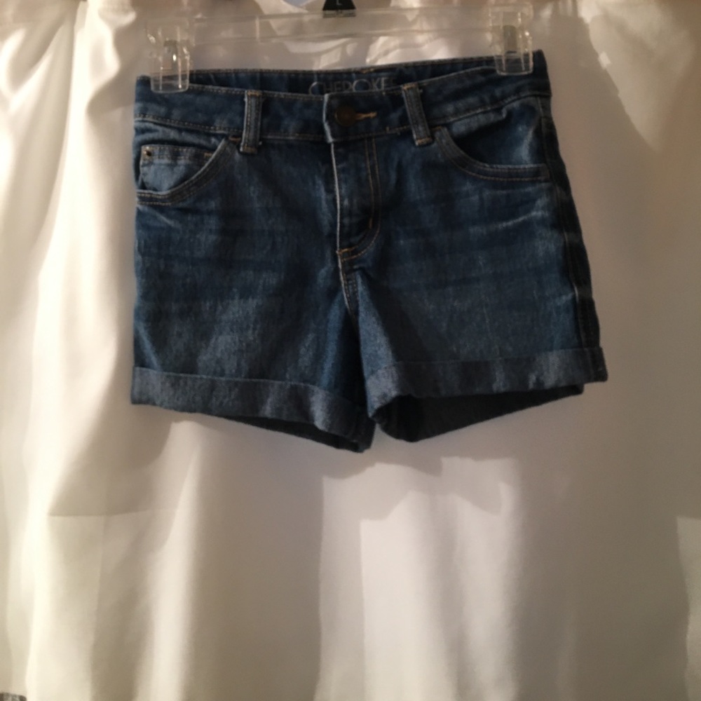 Cherokee size 7/8 dark wash Jean shorts