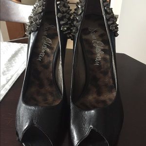 Sam Edelman Lorissa Peep Toe Spiked Heels