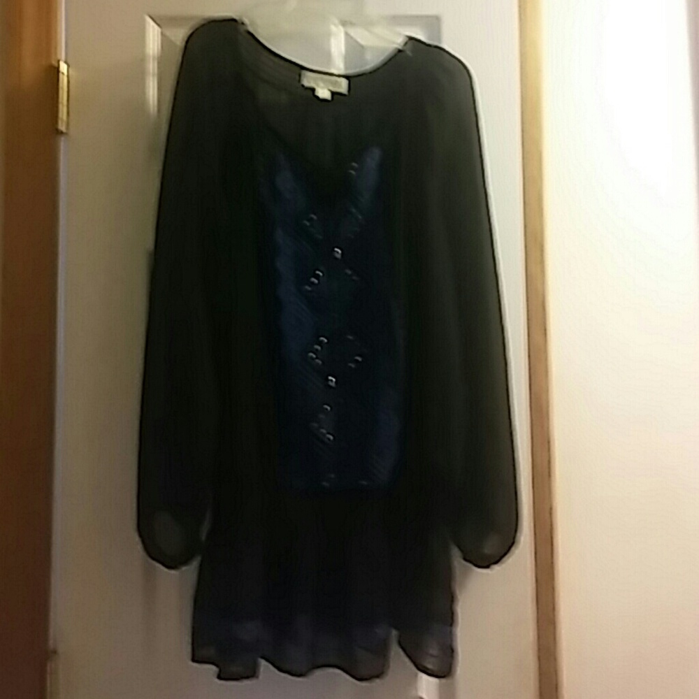 Beautiful studded and embroided peplum top