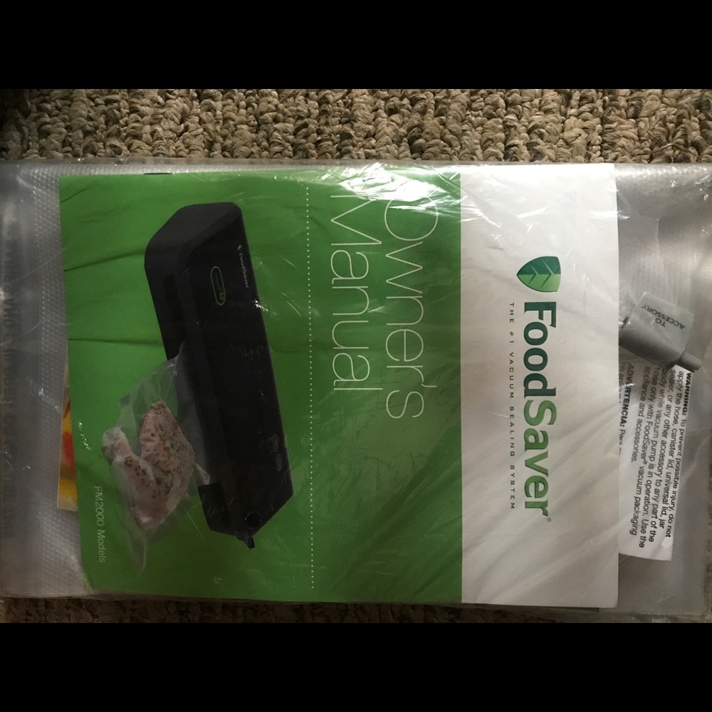 Food Saver vacuum